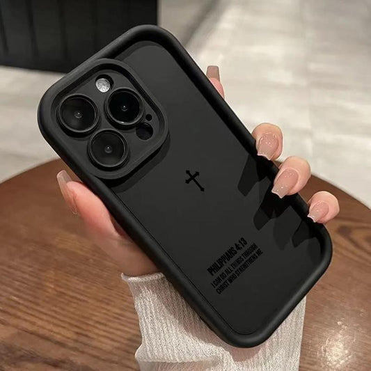 Phone Case for Iphone 16 Pro Max 15 plus 16E 14 13 12 11 XS XR Faithful Tech Advanced Fashion Gift Full Body Protection Shockproof Soft Silicone Cover