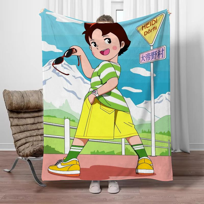Blankets for Decorative Sofa Blanket for Sofas Heidi Friend Bed Throw Character Blanket King Size Luxury Blankets and Throws