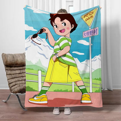 Blankets for Decorative Sofa Blanket for Sofas Heidi Friend Bed Throw Character Blanket King Size Luxury Blankets and Throws