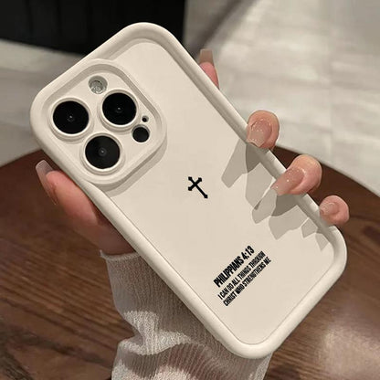 Phone Case for Iphone 16 Pro Max 15 plus 16E 14 13 12 11 XS XR Faithful Tech Advanced Fashion Gift Full Body Protection Shockproof Soft Silicone Cover